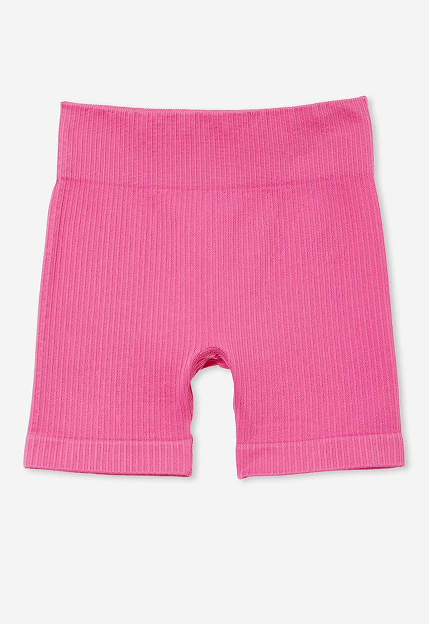 Cotton On - Isla seamfree bike short - raspberry pink