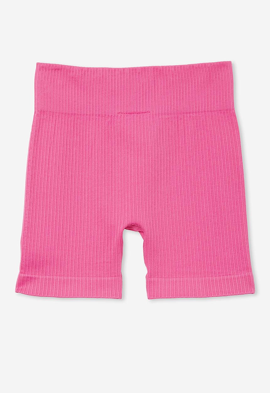 Cotton On - Isla seamfree bike short - raspberry pink