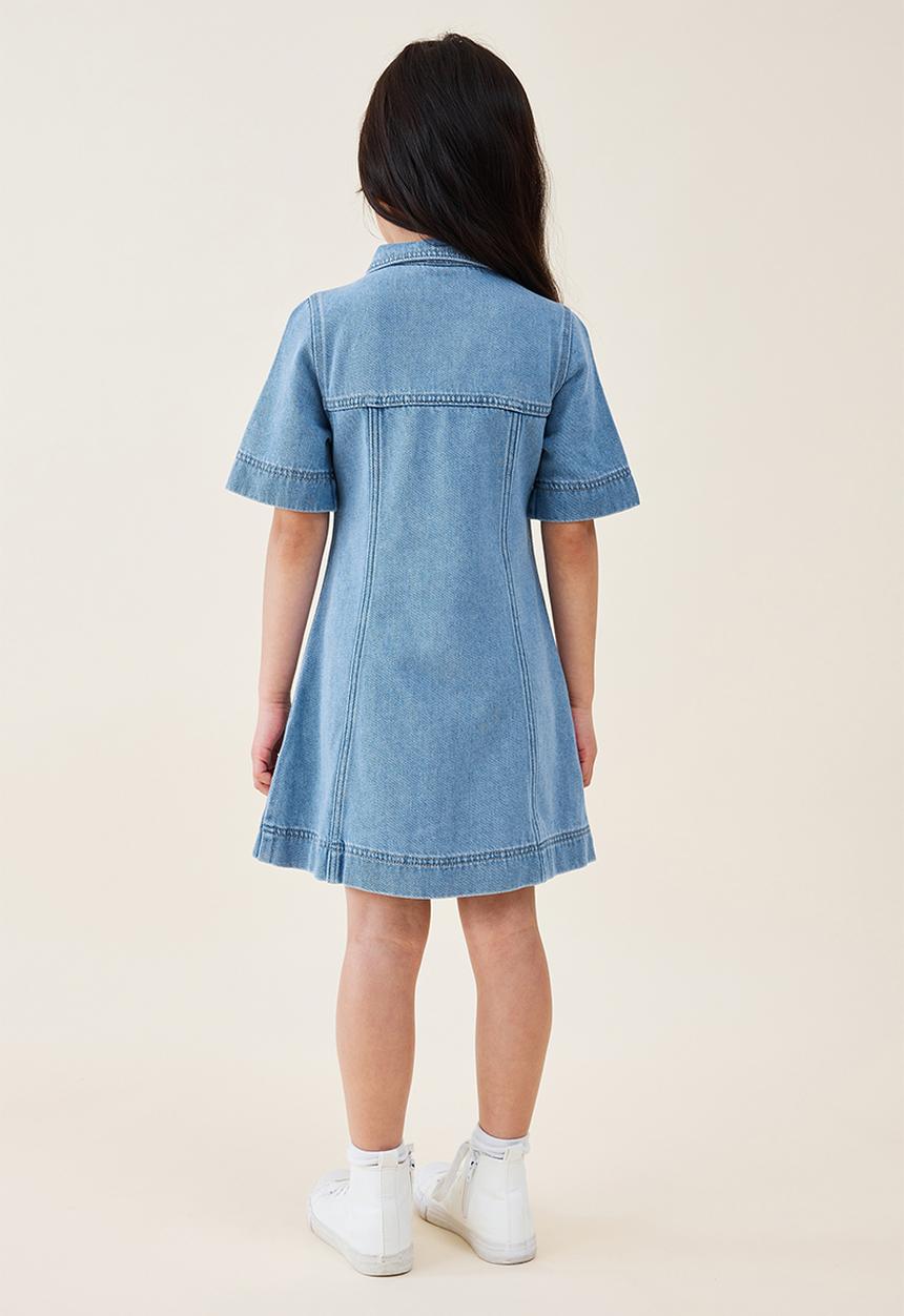 Cotton On - Dakota denim dress - weekend wash