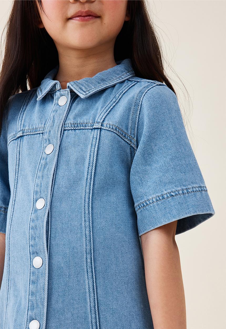 Cotton On - Dakota denim dress - weekend wash