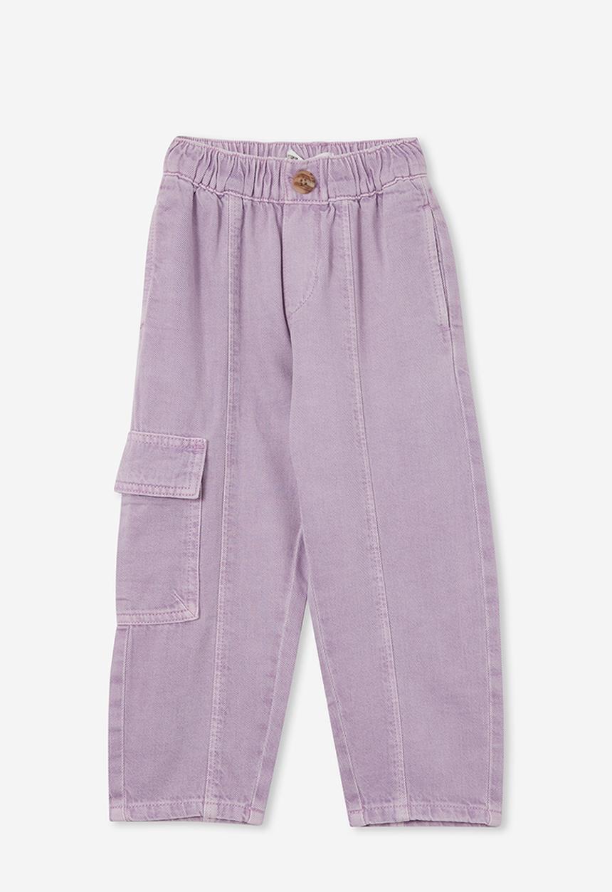 Cotton On - Katie cargo pant - lilac drop