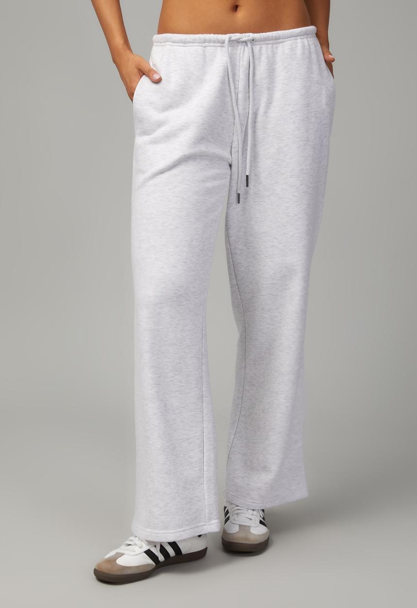 Factorie - Straight leg trackpant - silver marle