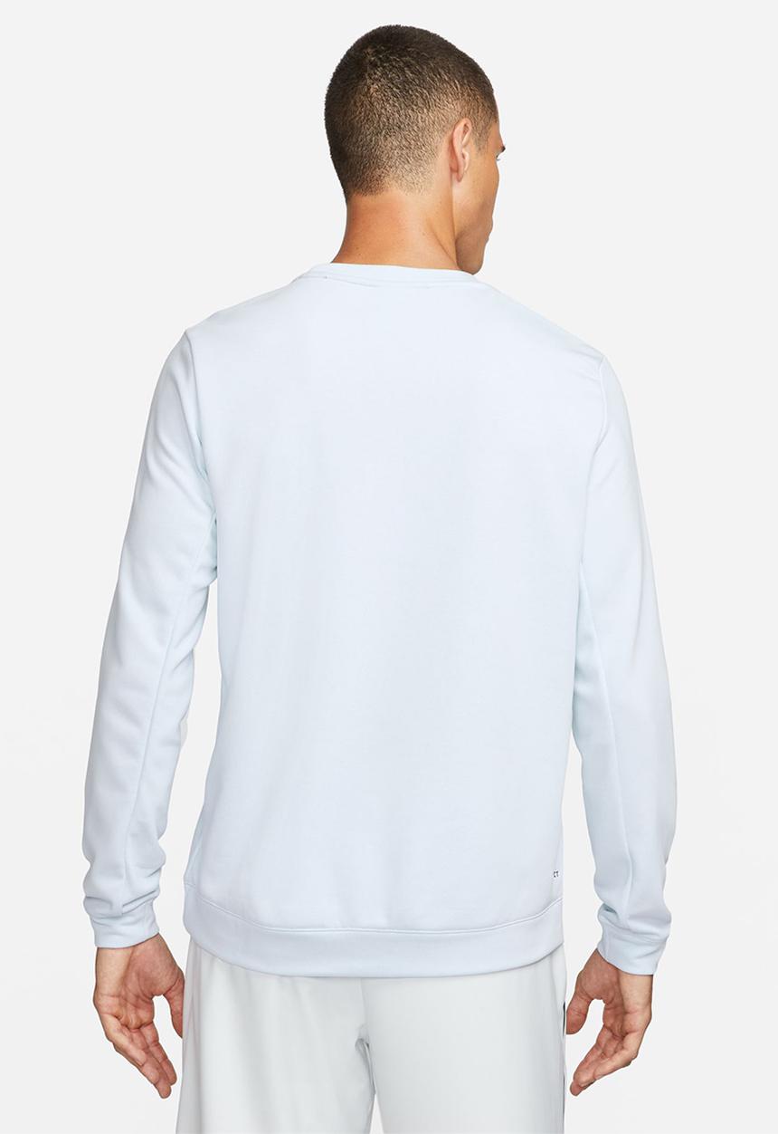 Nike - Dri-FIT Track club fleece crew  sweatshirt- light blue