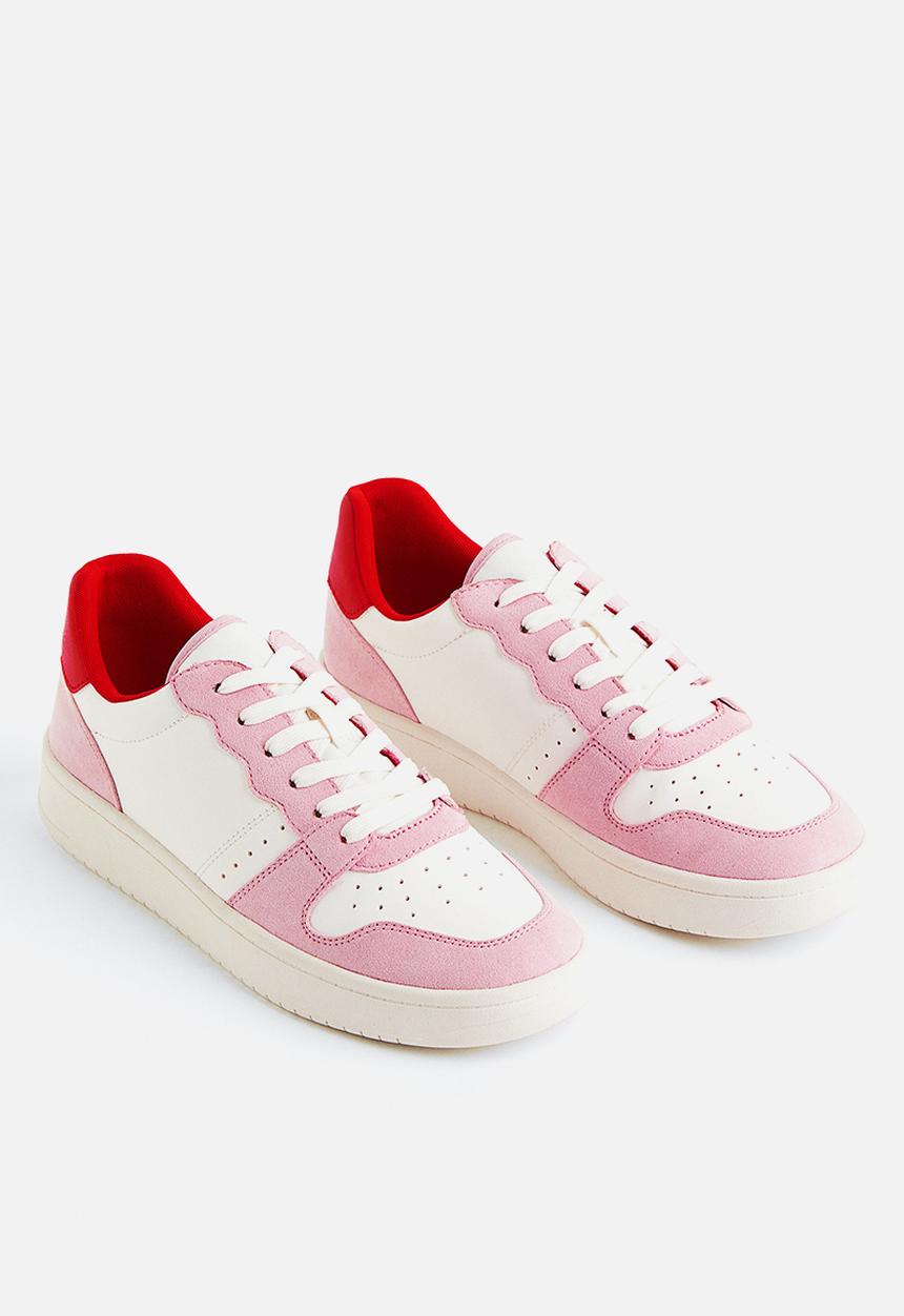 H&M - Trainers - white/block-coloured 