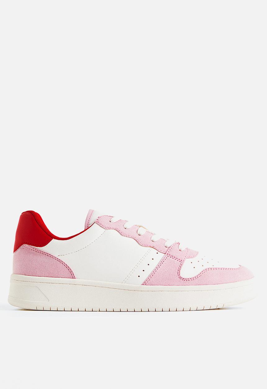 H&M - Trainers - white/block-coloured 