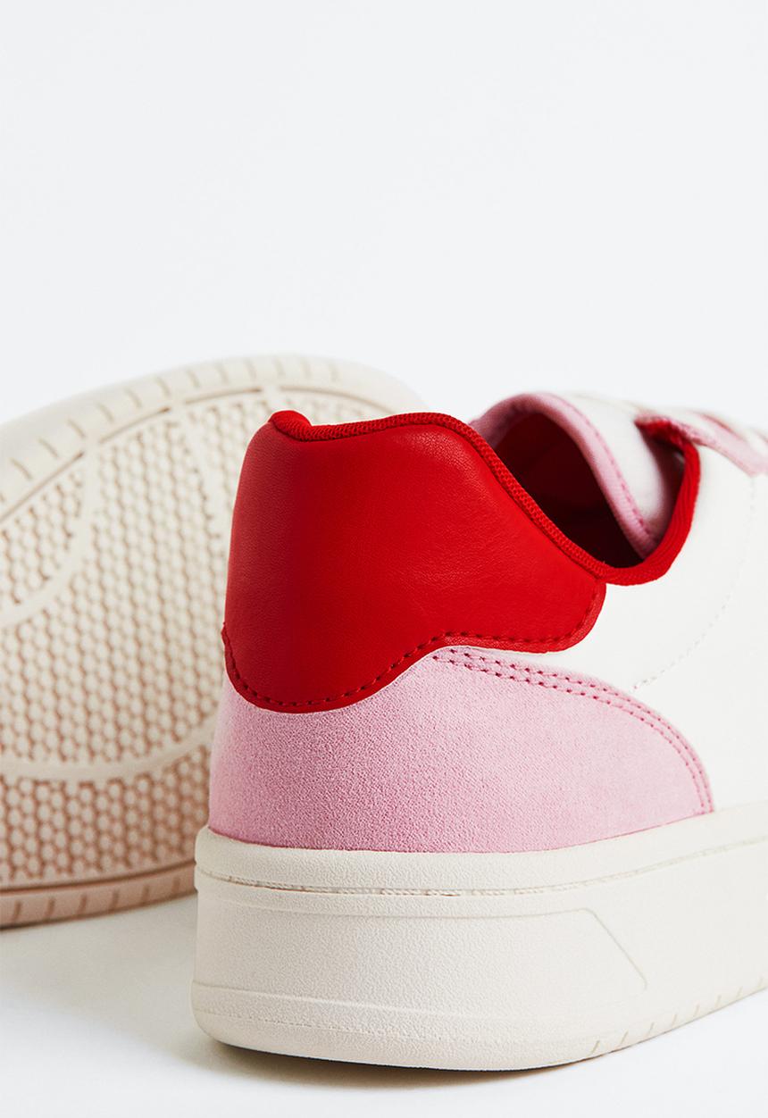 H&M - Trainers - white/block-coloured 