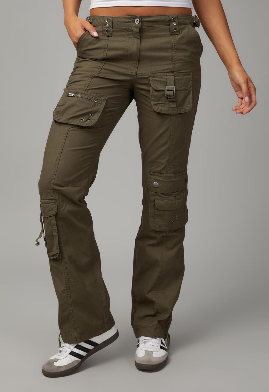 Factorie - Straight leg pocket pant - khaki