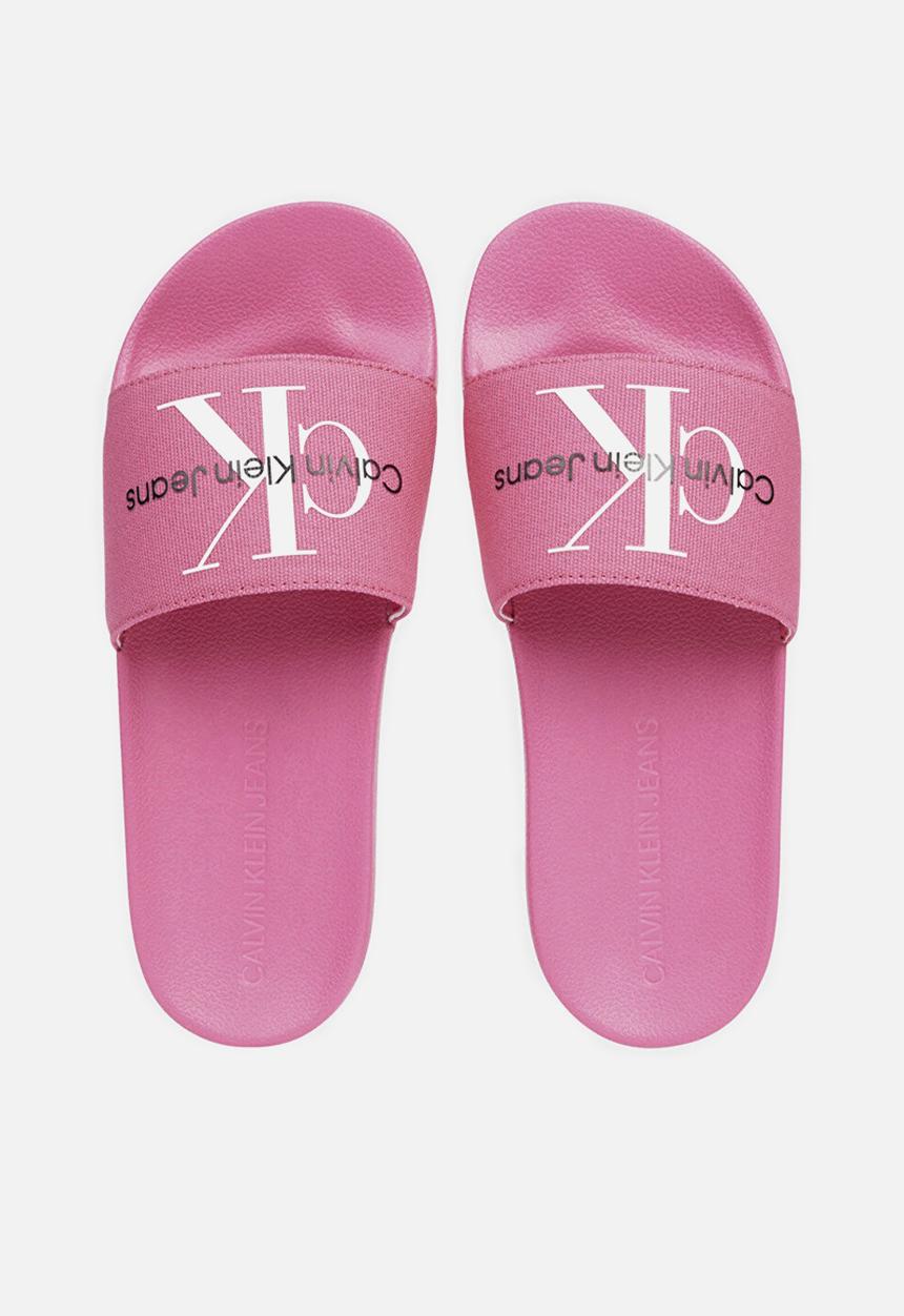 Calvin Klein - Slide monogram co - raspberry sorbet 