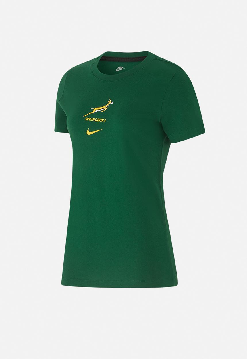 Nike - Womens Springbok Unity Tee - green/university gold