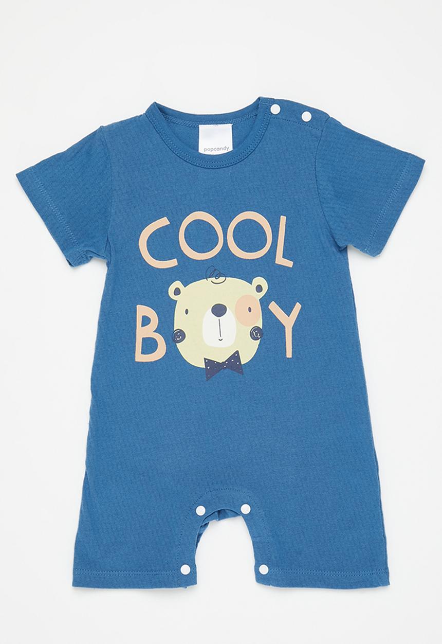 Pop Candy - Short sleeve romper - blue