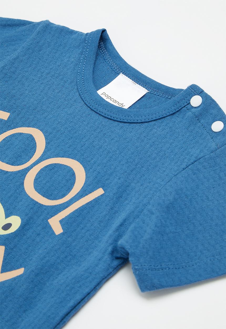 Pop Candy - Short sleeve romper - blue
