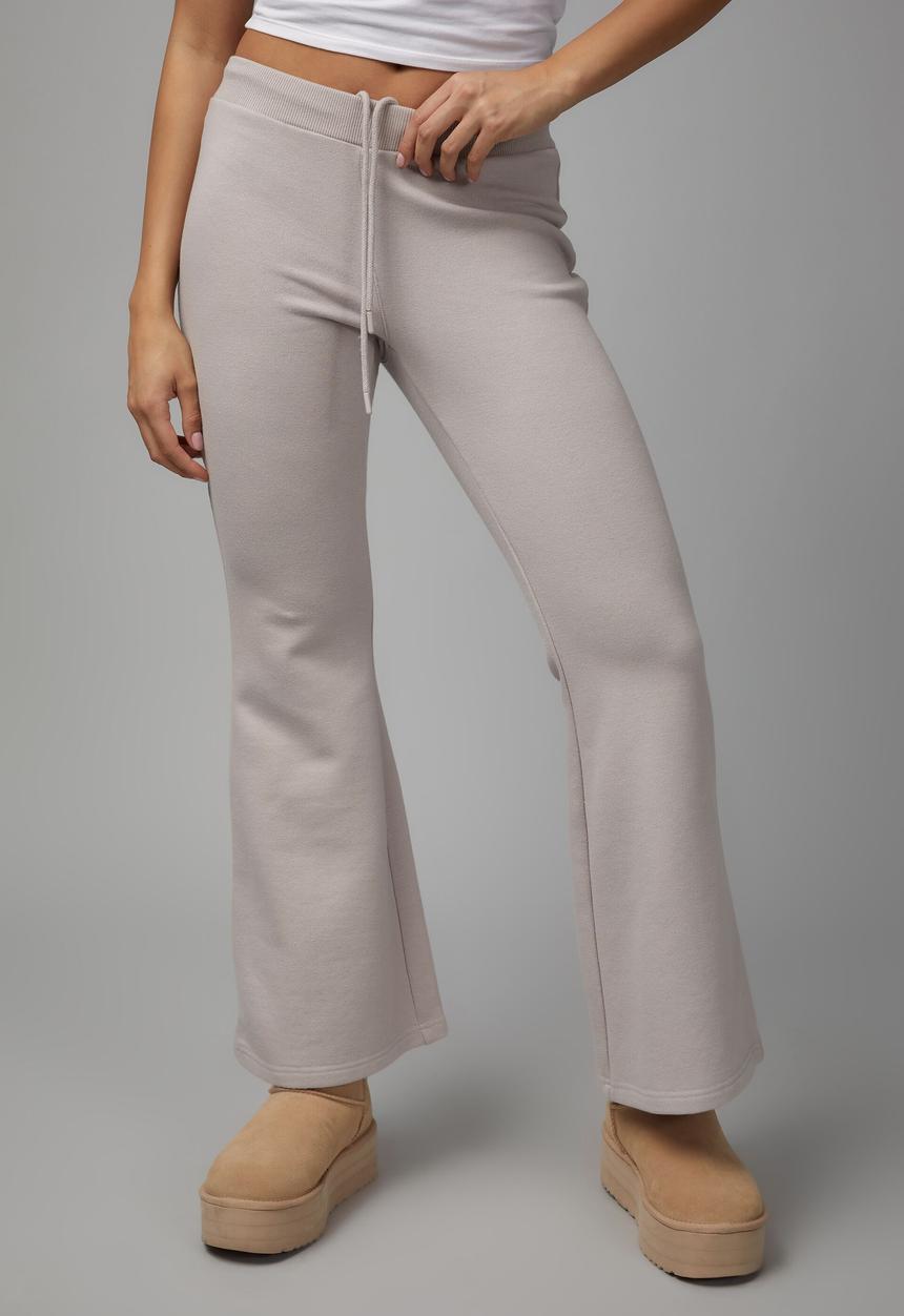 Factorie - Kick flare trackpant - soft neutral