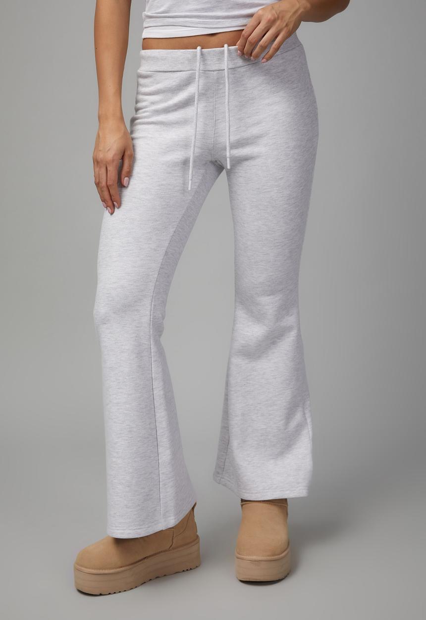 Factorie - Kick flare trackpant - silver marle