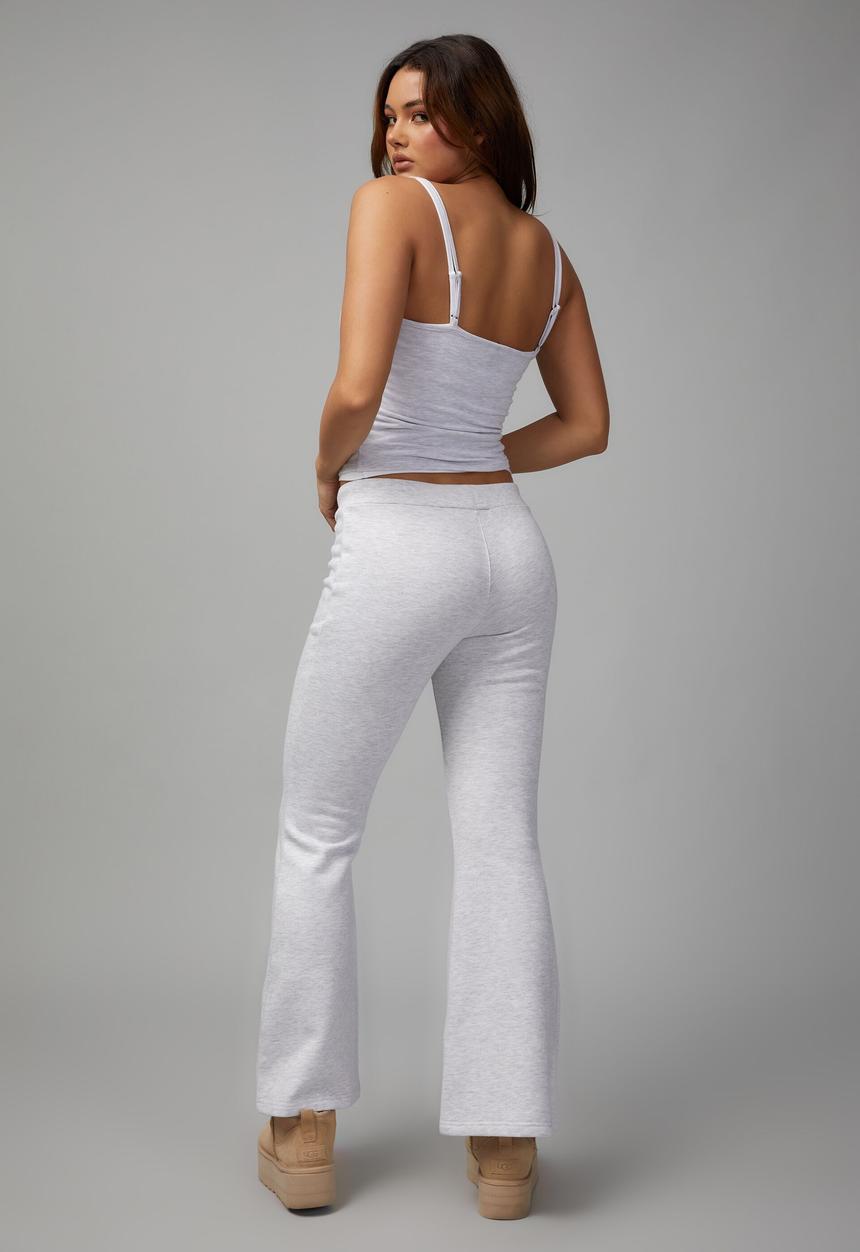 Factorie - Kick flare trackpant - silver marle