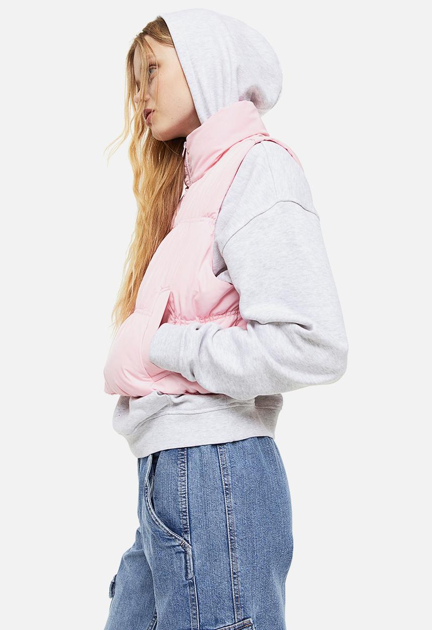 H&M - Puffer gilet - light pink