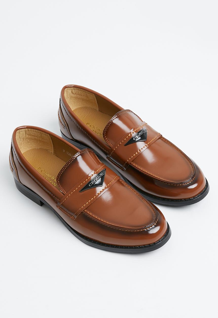 PC - Crouch leather slip on - brown