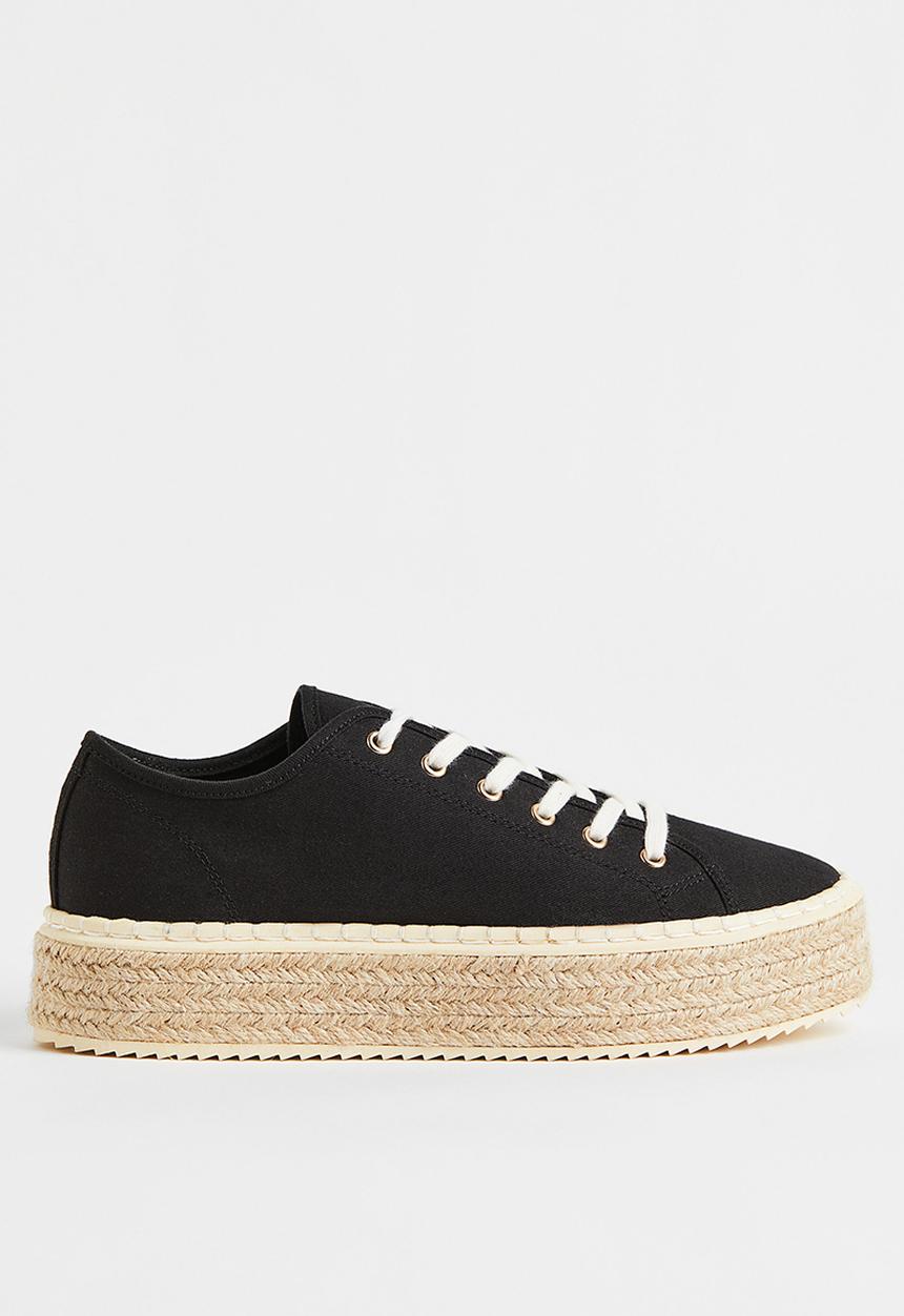 H&M - Espadrille trainers - black