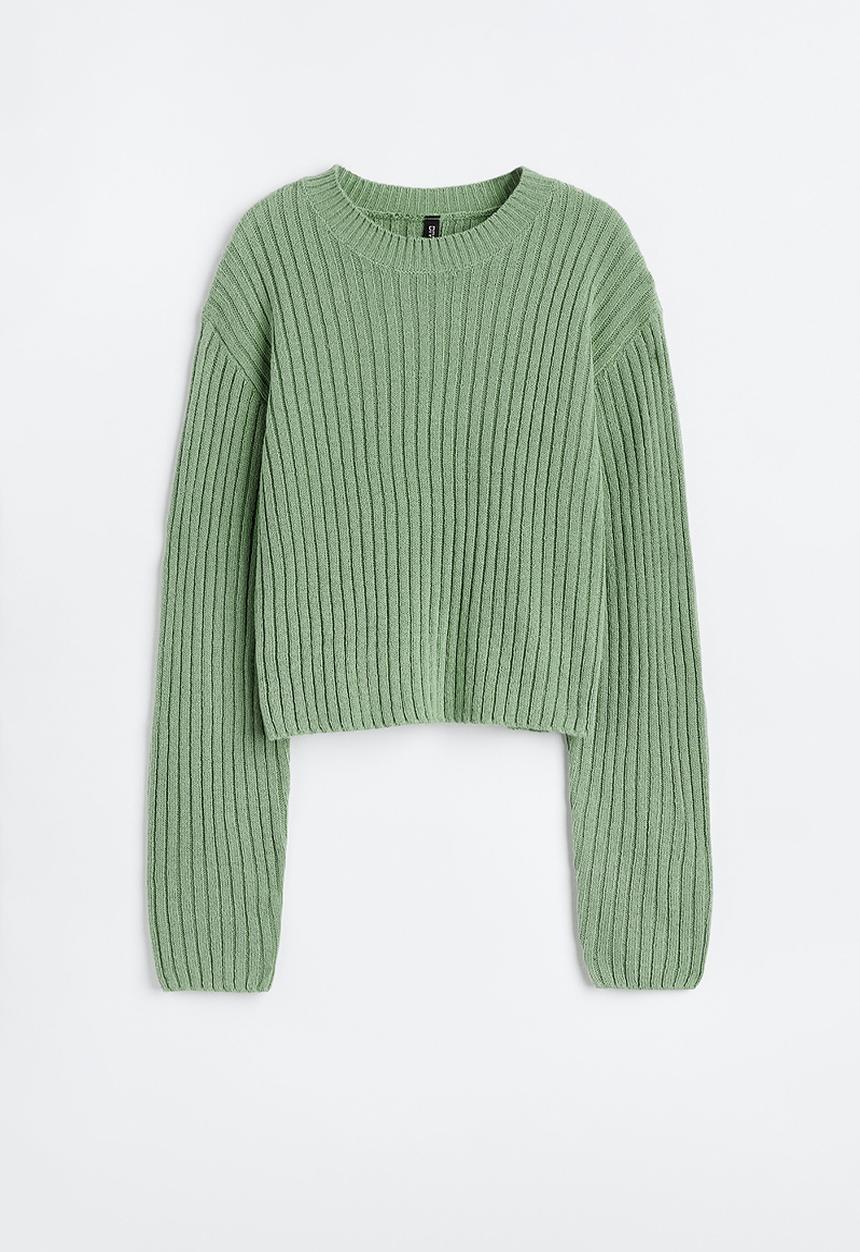 H&M - Rib-knit jumper - green