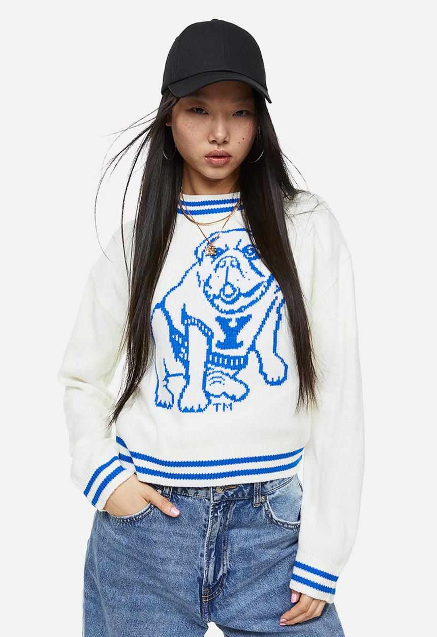 H&M - Motif-front jumper - white