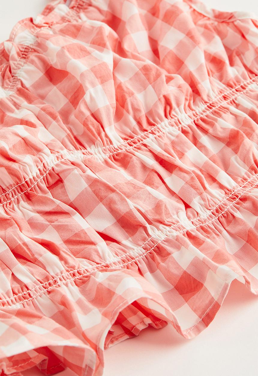 H&M - Puff-sleeved blouse - pink