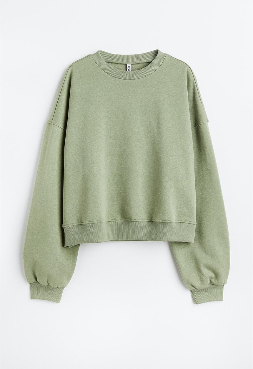 H&M - Sweatshirt - khaki green