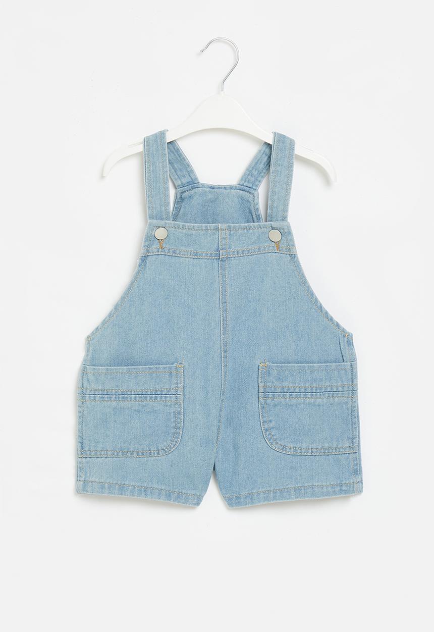 Pop Candy - Girls dungaree - blue