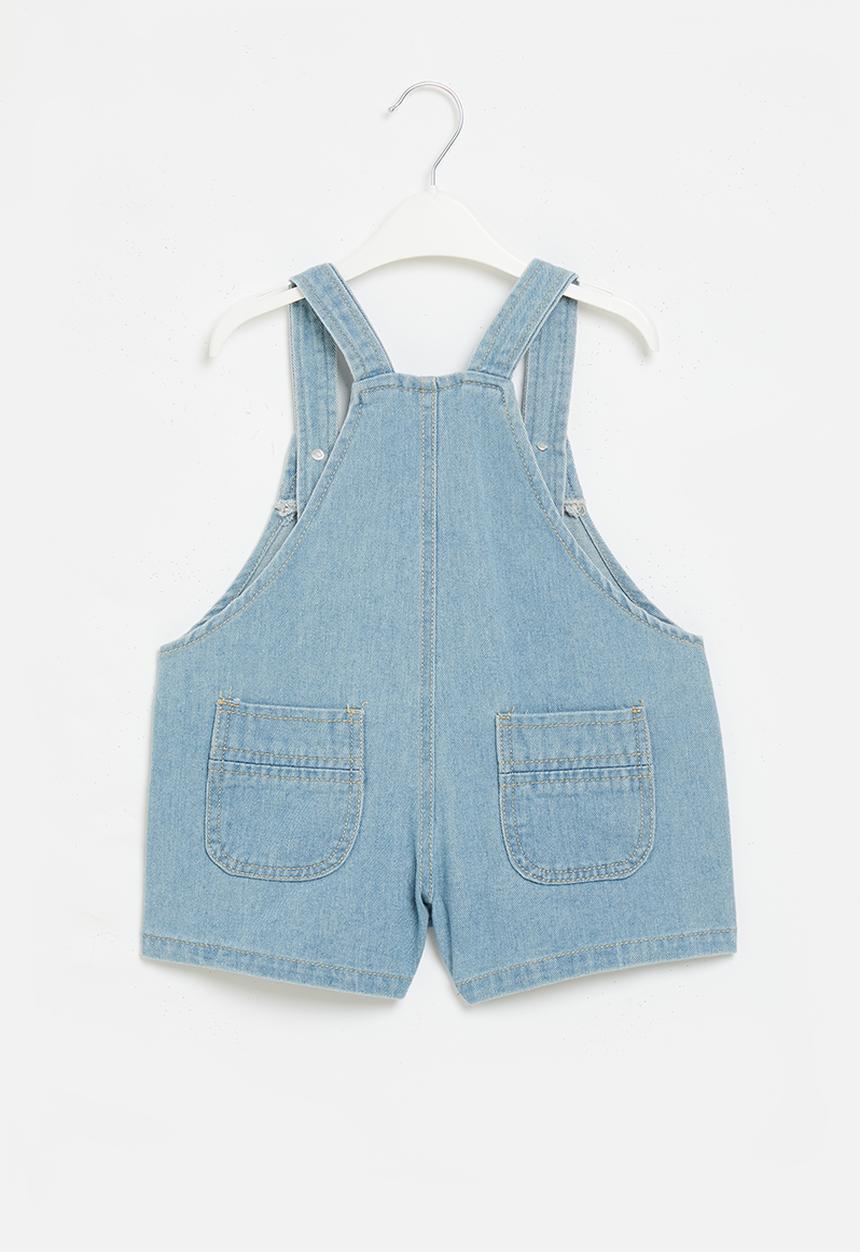 Pop Candy - Girls dungaree - blue