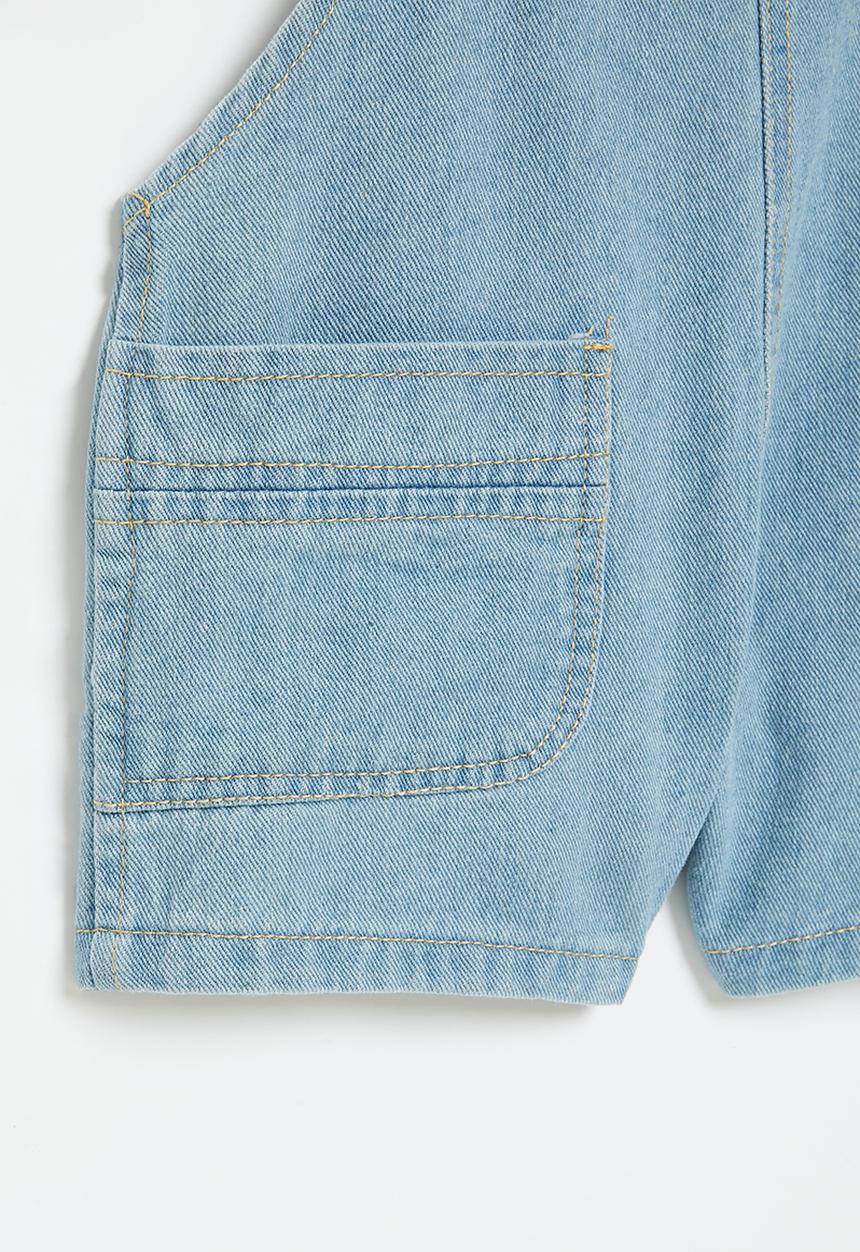 Pop Candy - Girls dungaree - blue