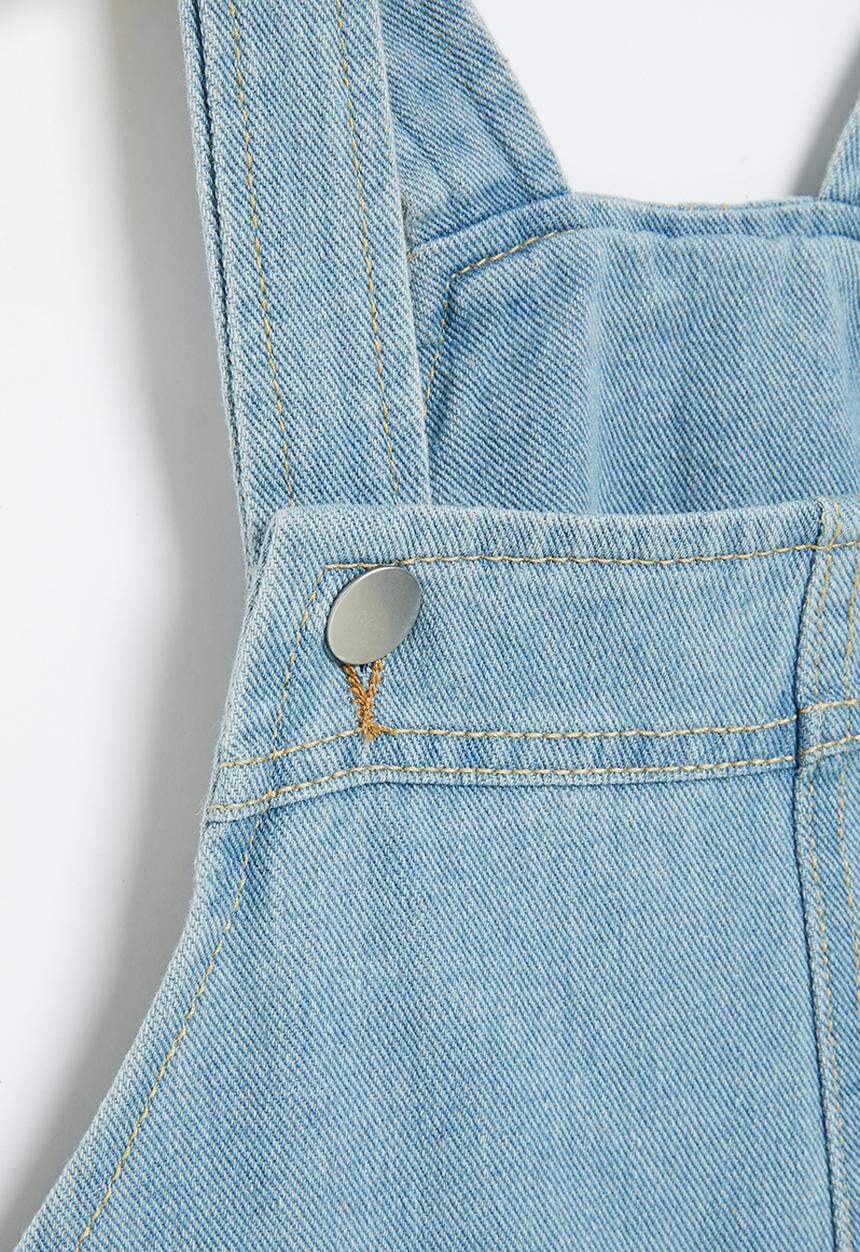 Pop Candy - Girls dungaree - blue