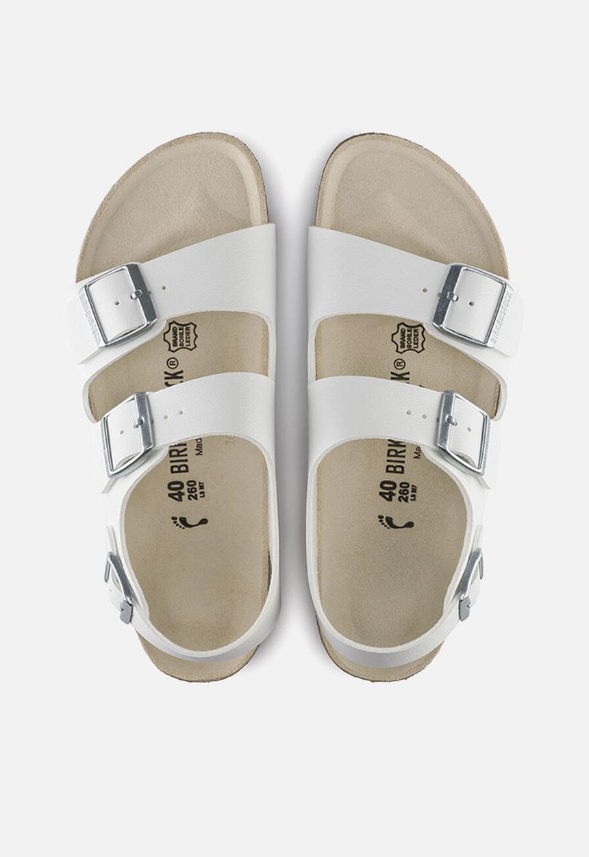 Birkenstock - Milano birko flor narrow - white