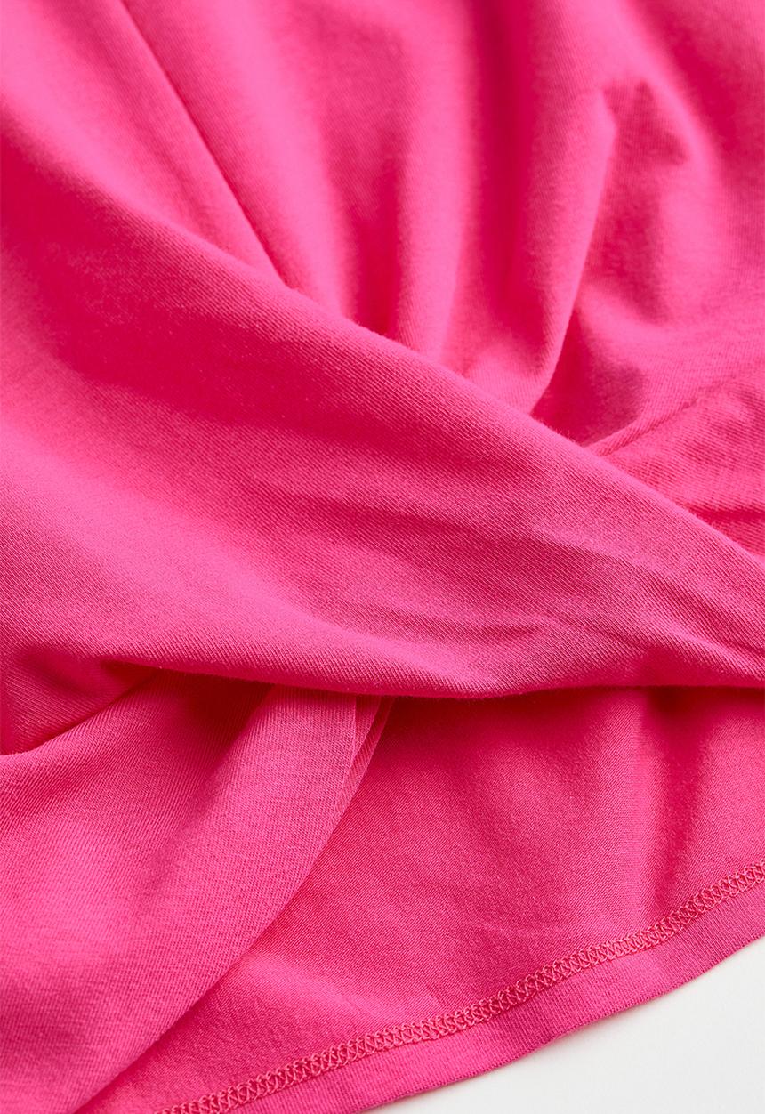 H&M - Twist-detail top - pink