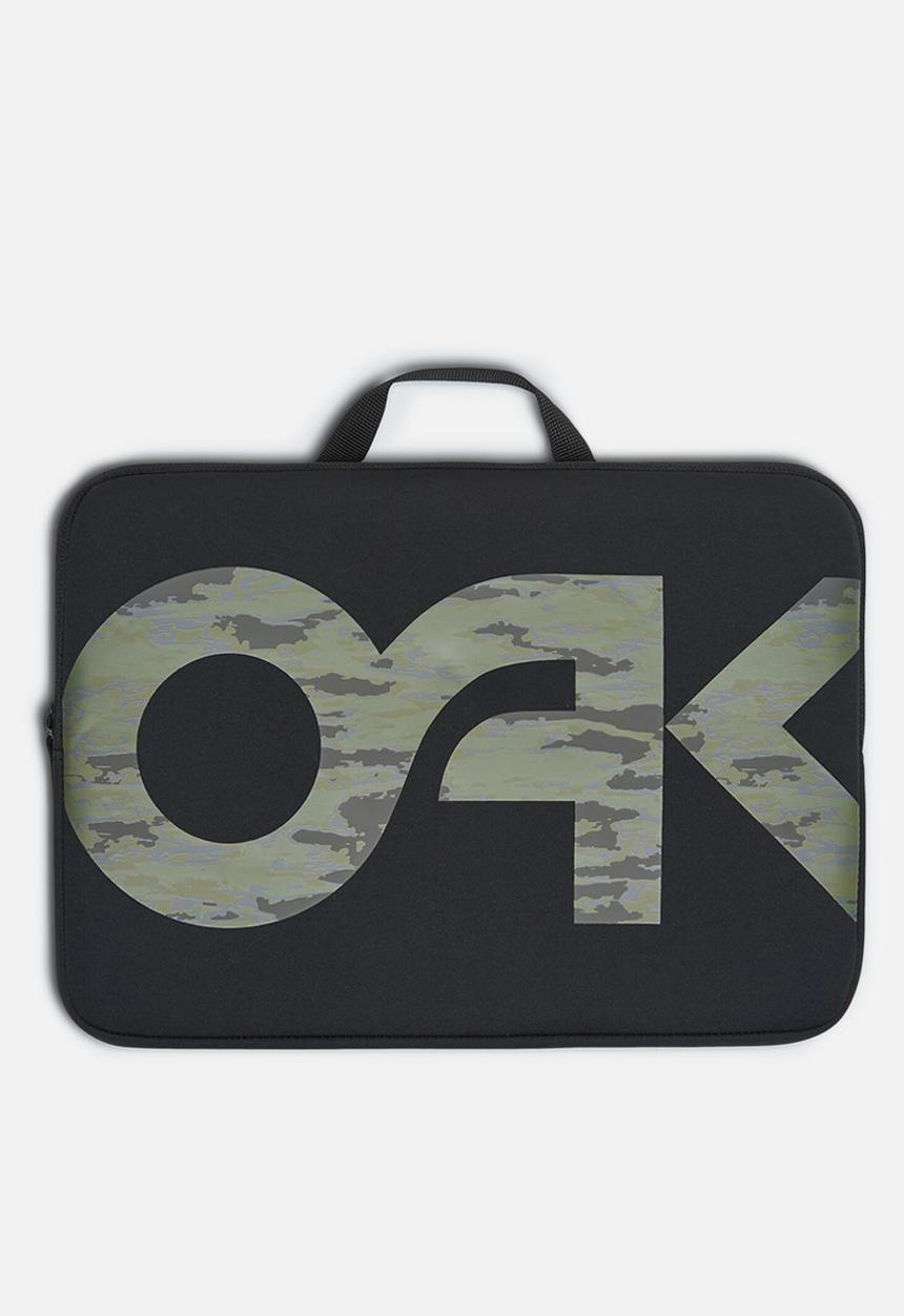 Oakley - B1b laptop case - black/brush tiger green