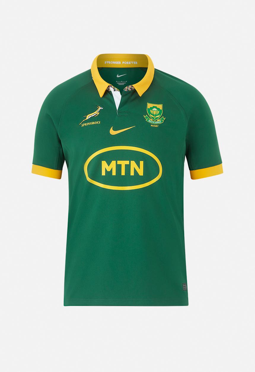 Nike - Women's Springbok stadium jersey home - gorge green/university gold