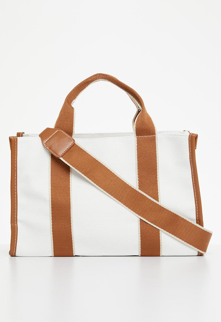 edit - Kaylee tote bag - cream & tan