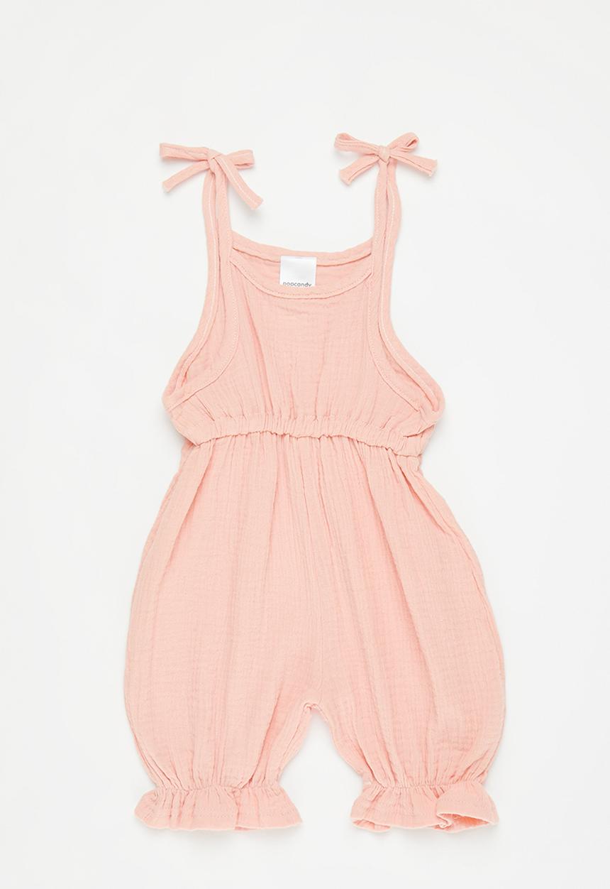 Pop Candy - Tie strap jumpsuit - dusty pink