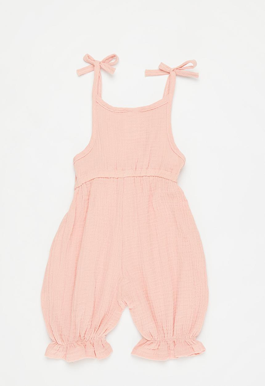 Pop Candy - Tie strap jumpsuit - dusty pink