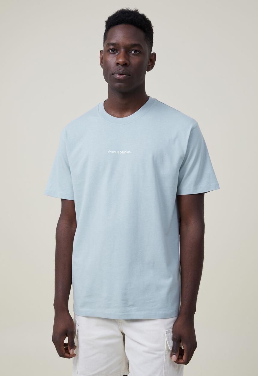 Cotton On - Easy T-shirt - light jade/avenue studios
