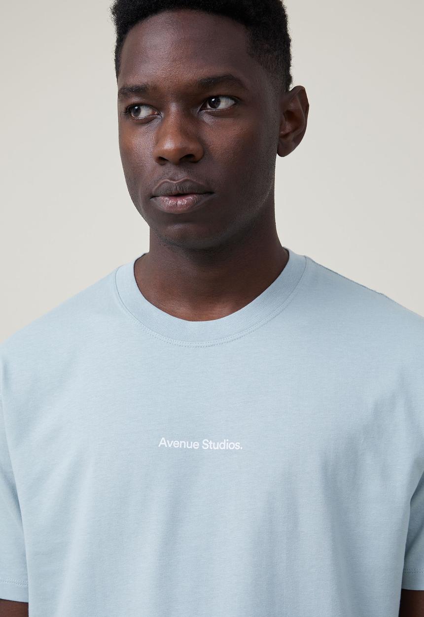 Cotton On - Easy T-shirt - light jade/avenue studios