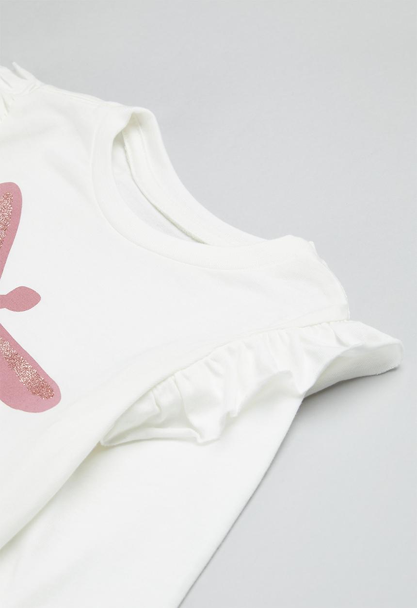 Pop Candy - 2 Pack graphic tees - pink & white