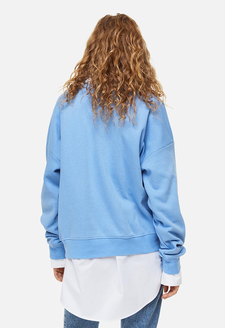 H&M - Crew-neck sweatshirt - blue/très bien 