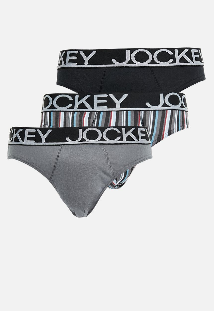 Jockey - 3 Pk Fancy Jockey Brief - Stripe