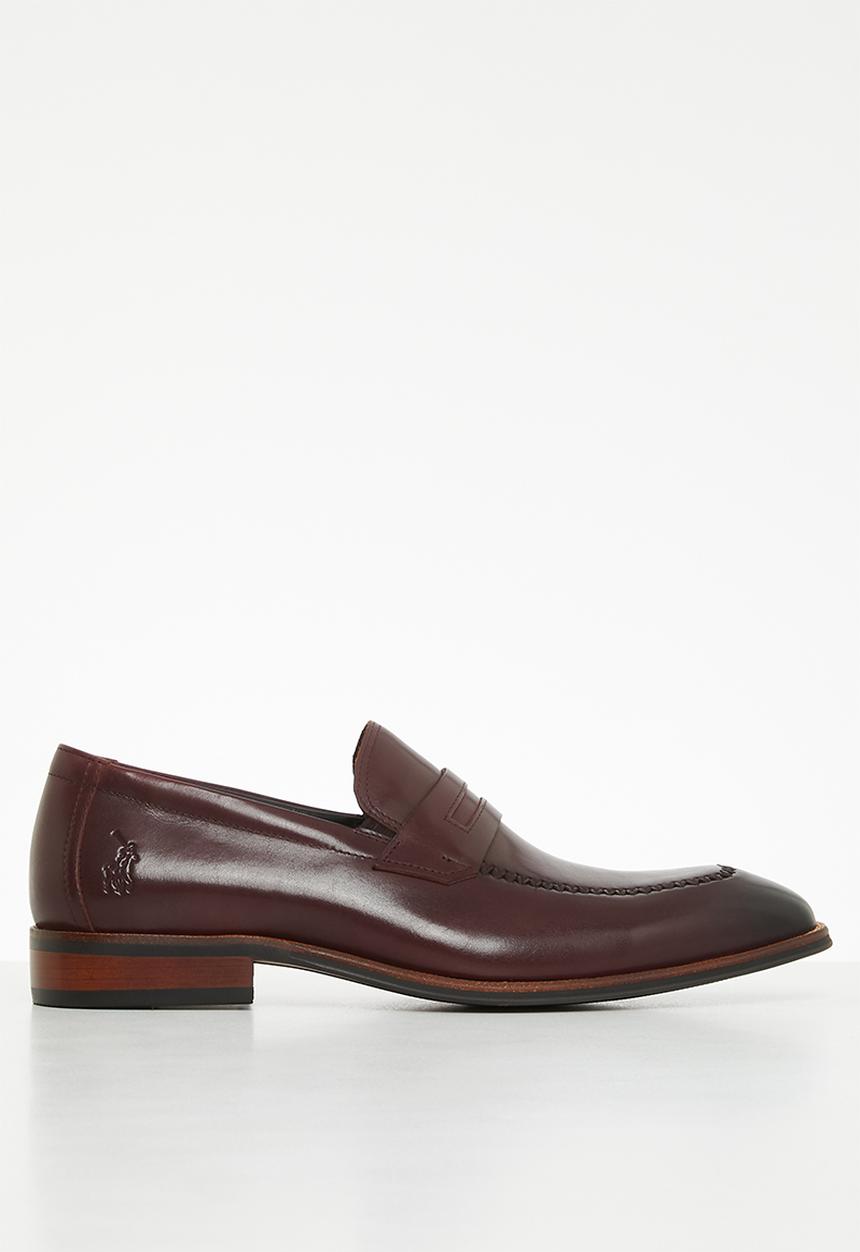 POLO - Penny leather loafer - burgundy