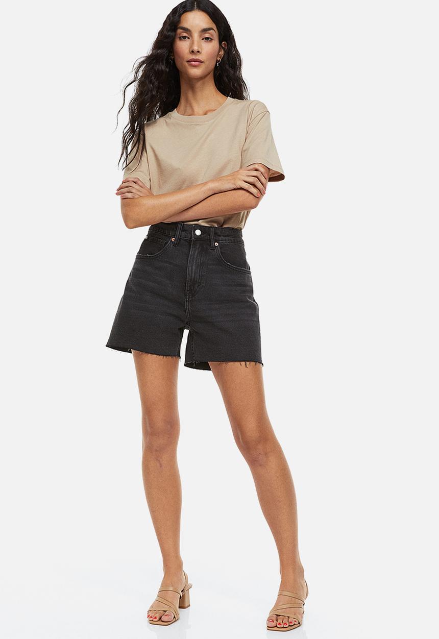 H&M - Cotton T-shirt - light beige
