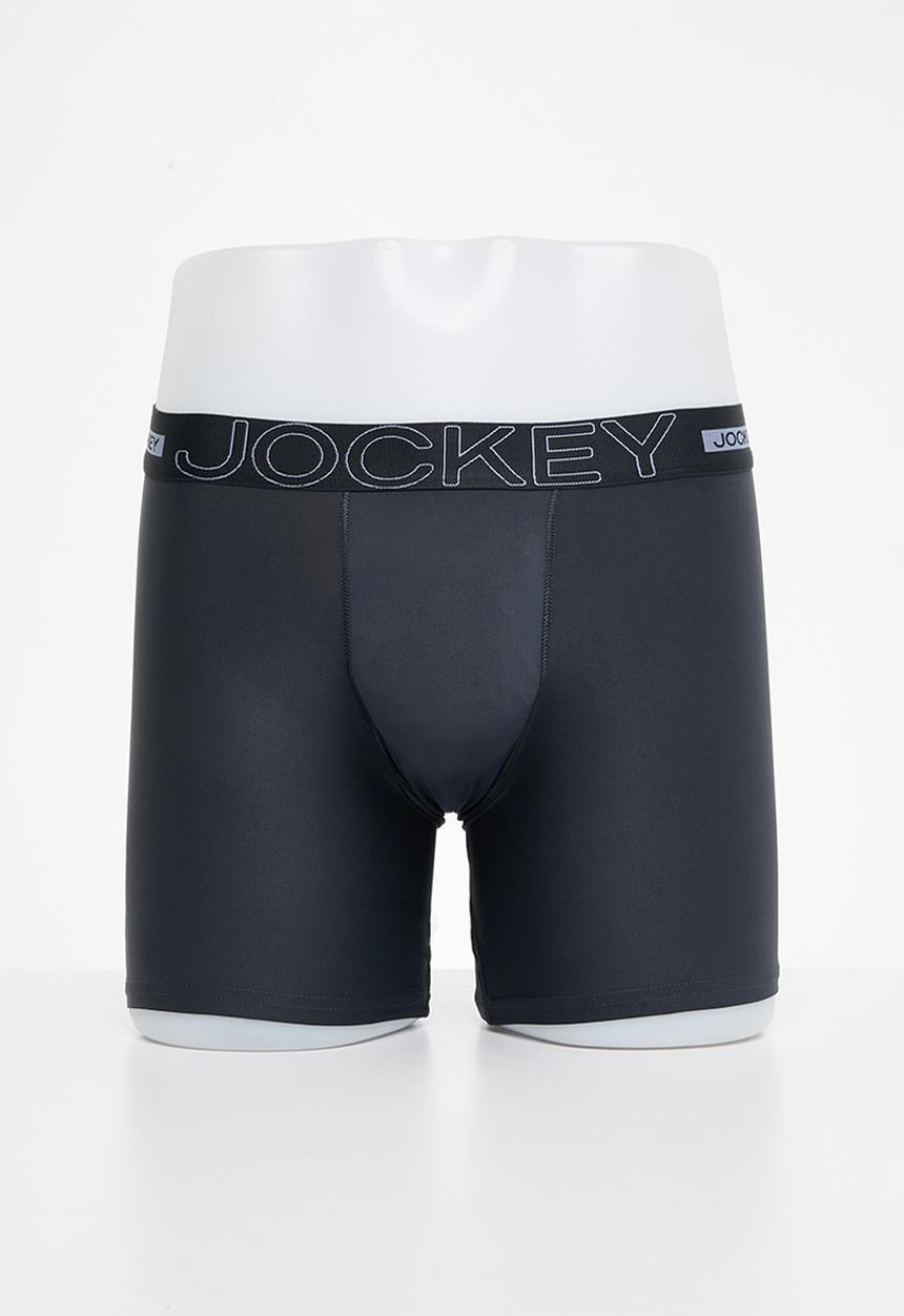 Jockey - Quick dry charcoal art nylon long leg - charcoal