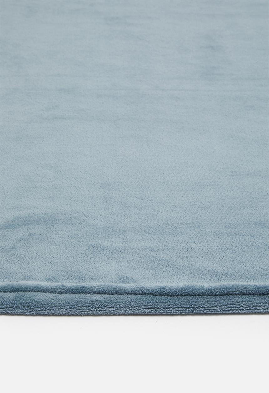 Sixth Floor - Coral fleece throw - denim