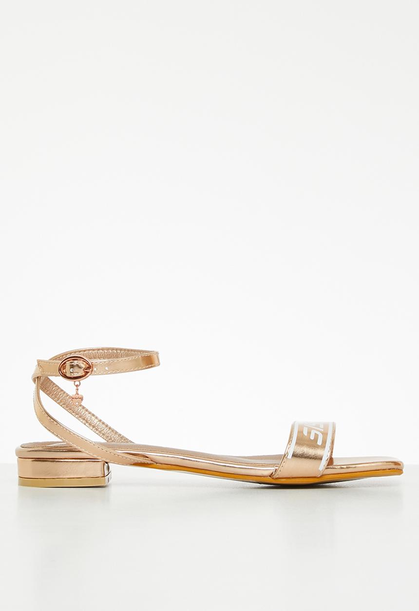 SISSY BOY - Finishing touches ankle strap shoe - rose gold