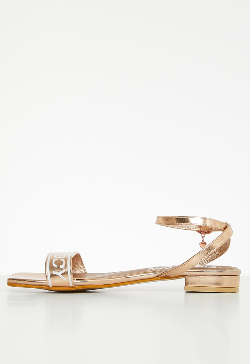 SISSY BOY - Finishing touches ankle strap shoe - rose gold