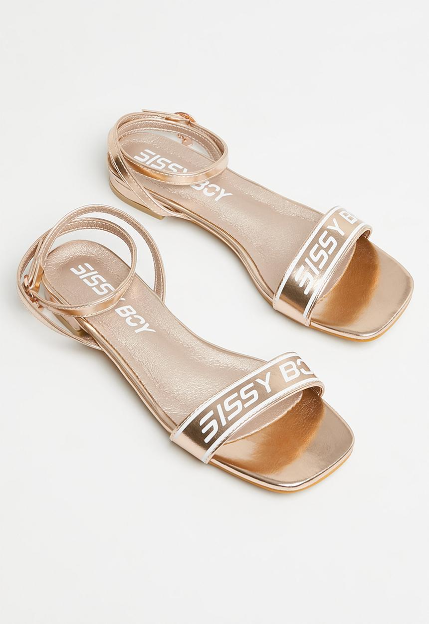 SISSY BOY - Finishing touches ankle strap shoe - rose gold