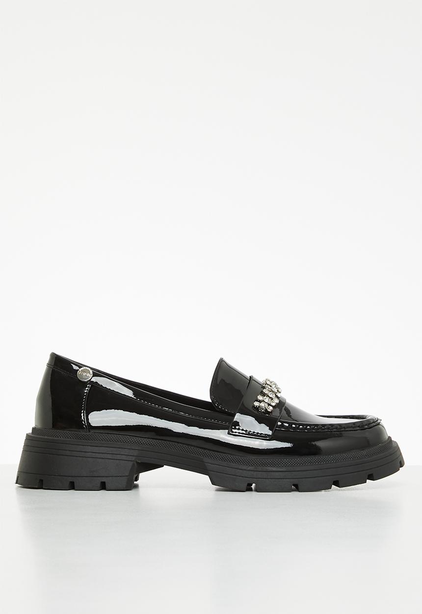 SISSY BOY - Stomp it out platform loafer - black