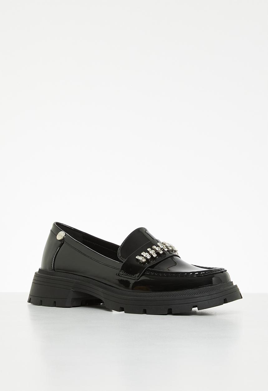 SISSY BOY - Stomp it out platform loafer - black